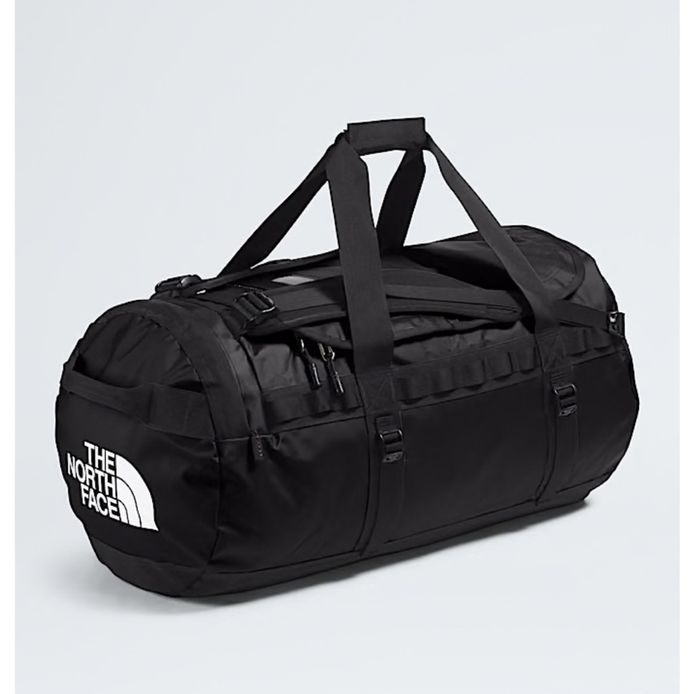 The North Face Base Camp Medium Black Convertible Duffle Bag NWT